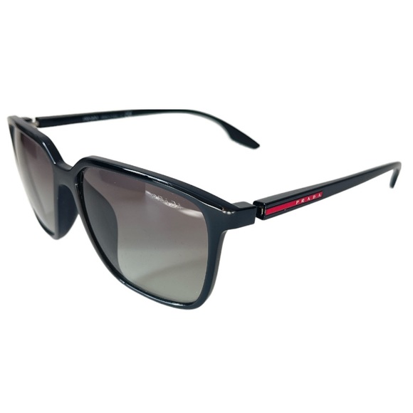 Prada Men’s Sunglasses SPS06V-F square black lens Grey Gradient full rim - Picture 8 of 11